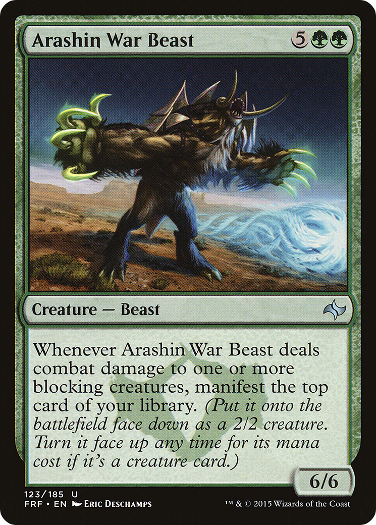 Arashin War Beast (FRF-123) - Fate Reforged - Premium MTG Single from Wizards of the Coast - Just $0.08! Shop now at Game Crave Tournament Store