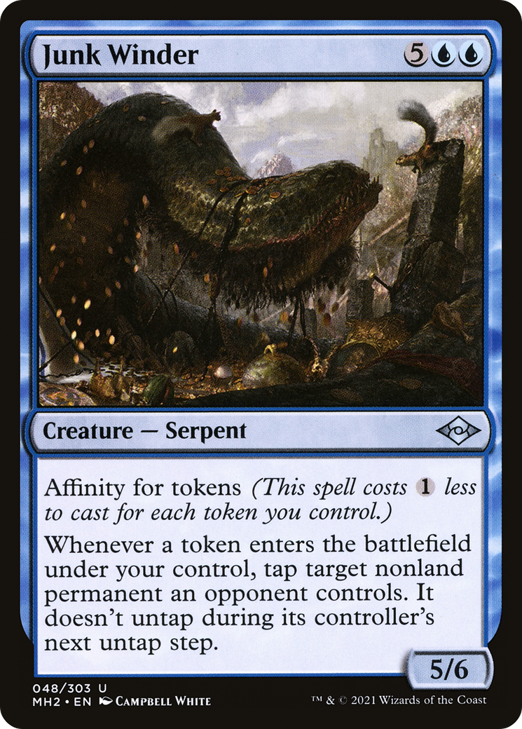 Junk Winder (MH2-048) - Modern Horizons 2 - Premium MTG Single from Wizards of the Coast - Just $0.08! Shop now at Game Crave Tournament Store