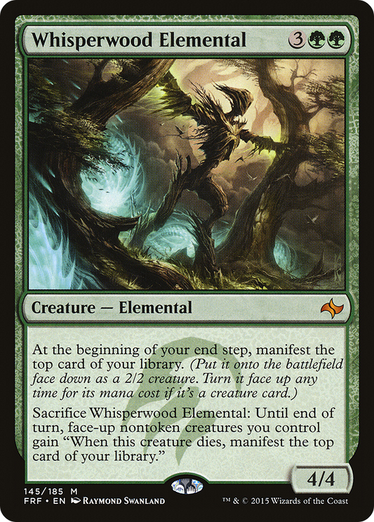 Whisperwood Elemental (FRF-145) - Fate Reforged - Premium MTG Single from Wizards of the Coast - Just $0.09! Shop now at Game Crave Tournament Store