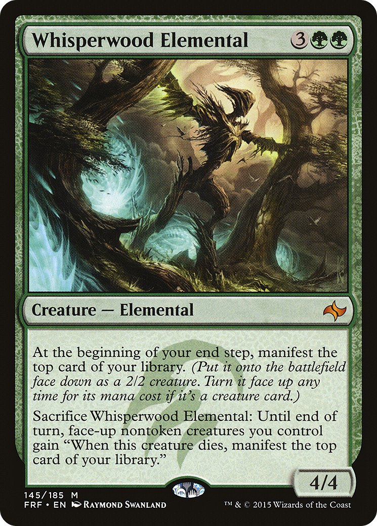 Whisperwood Elemental (FRF-145) - Fate Reforged Foil - Premium MTG Single from Wizards of the Coast - Just $1! Shop now at Game Crave Tournament Store
