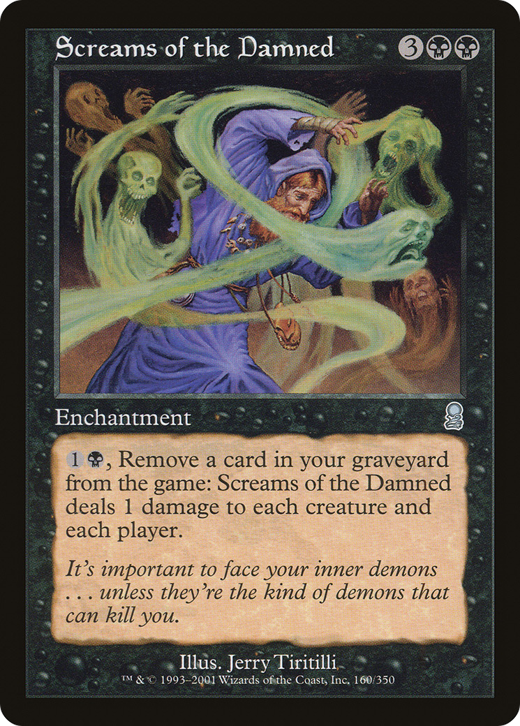 Screams of the Damned (ODY-160) - Odyssey - Premium MTG Single from Wizards of the Coast - Just $0.08! Shop now at Game Crave Tournament Store