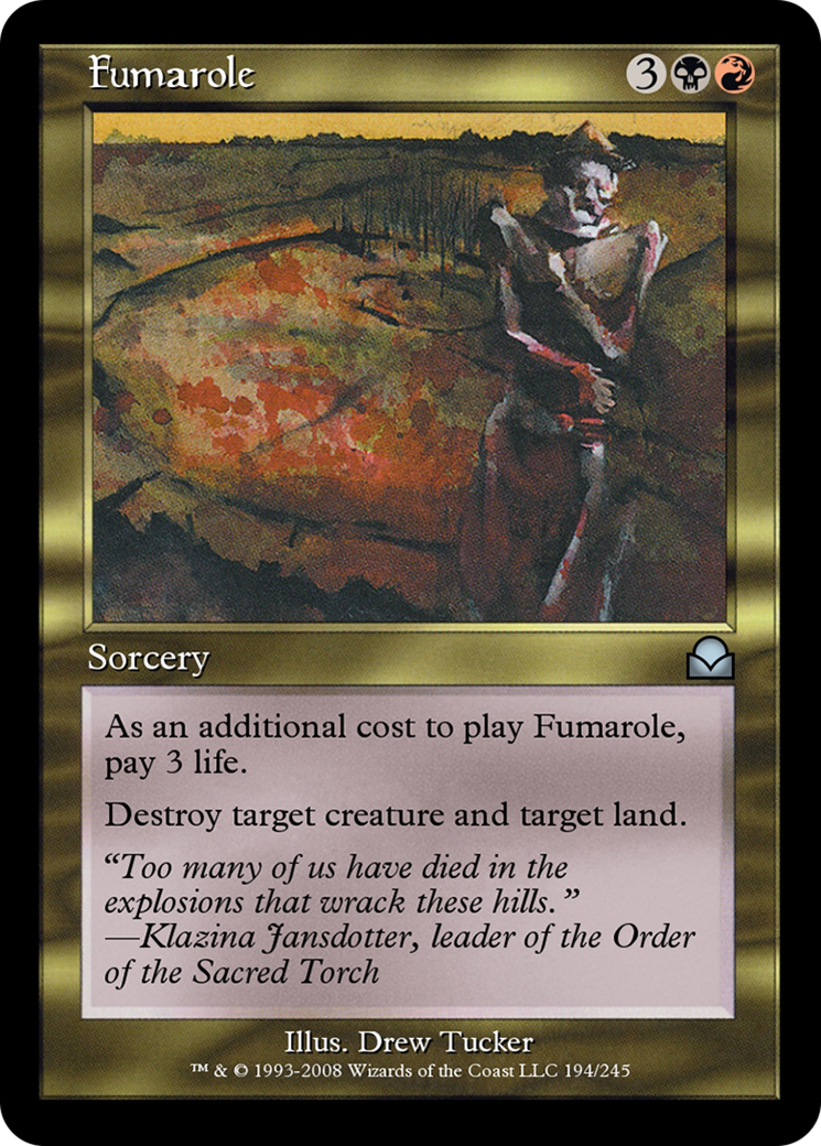 Fumarole (ME2-194) - Masters Edition II Foil - Premium MTG Single from Wizards of the Coast - Just $0! Shop now at Game Crave Tournament Store