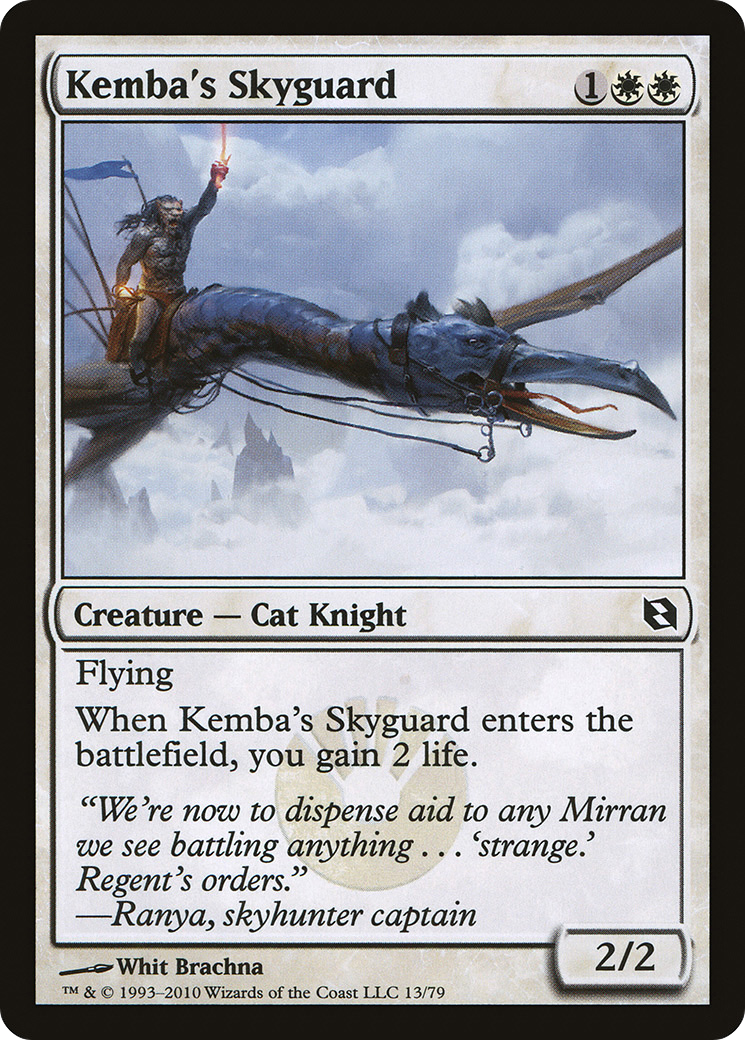 Kemba's Skyguard (DDF-013) - Duel Decks: Elspeth vs. Tezzeret - Premium MTG Single from Wizards of the Coast - Just $0.08! Shop now at Game Crave Tournament Store