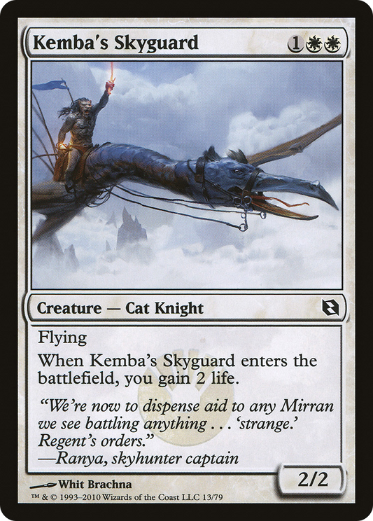 Kemba's Skyguard (DDF-013) - Duel Decks: Elspeth vs. Tezzeret - Premium MTG Single from Wizards of the Coast - Just $0.08! Shop now at Game Crave Tournament Store