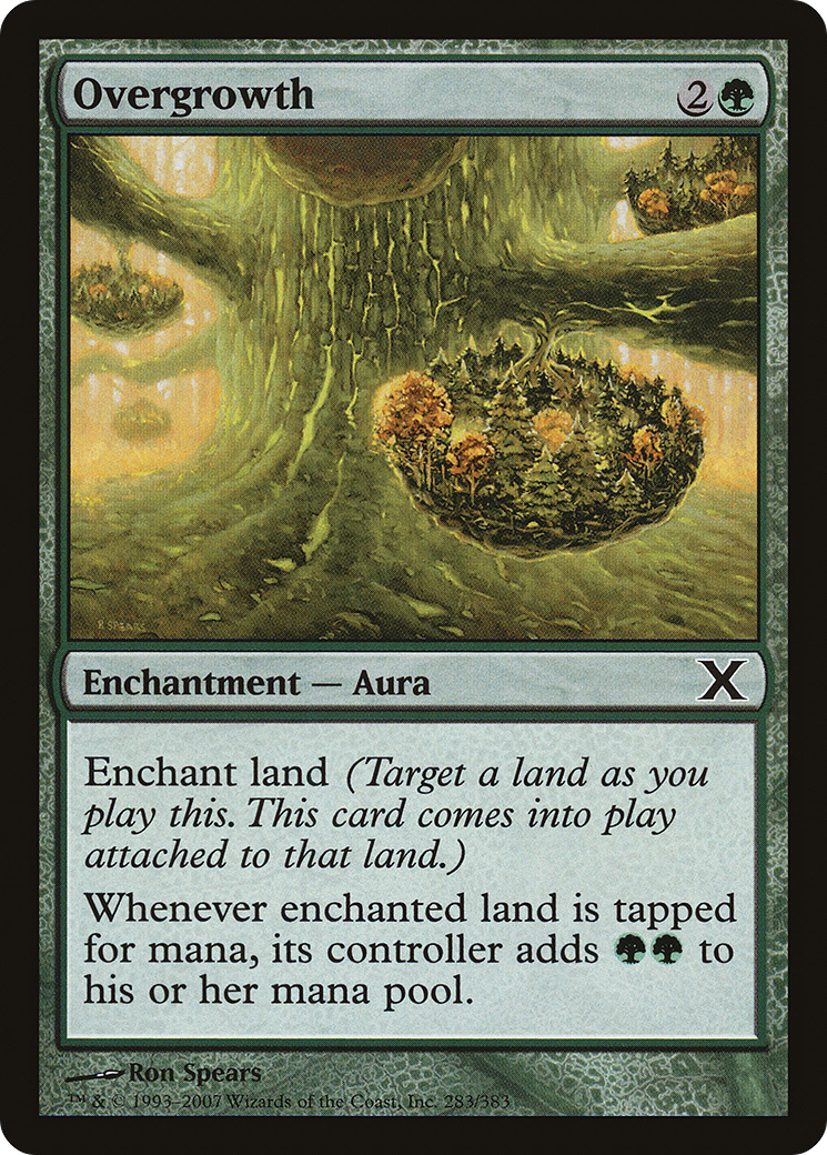Overgrowth (10E-283) - Tenth Edition - Premium MTG Single from Wizards of the Coast - Just $0.27! Shop now at Game Crave Tournament Store