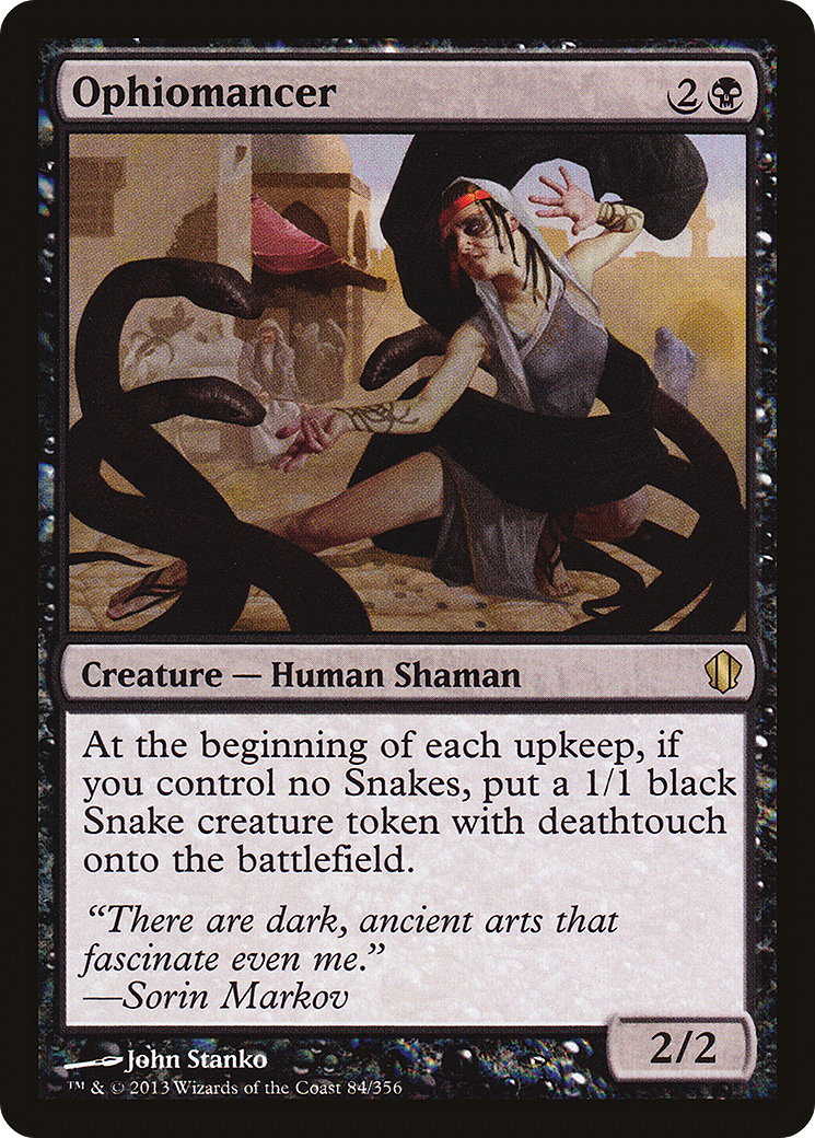 Ophiomancer (C13-084) - Commander 2013 - Premium MTG Single from Wizards of the Coast - Just $0.95! Shop now at Game Crave Tournament Store