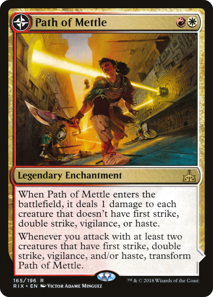Path of Mettle // Metzali, Tower of Triumph (RIX-165) - Rivals of Ixalan: (compasslanddfc) Foil - Premium MTG Single from Wizards of the Coast - Just $0.79! Shop now at Game Crave Tournament Store