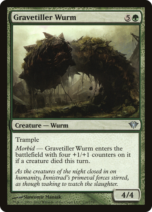 Gravetiller Wurm (DKA-116) - Dark Ascension - Premium MTG Single from Wizards of the Coast - Just $0.25! Shop now at Game Crave Tournament Store