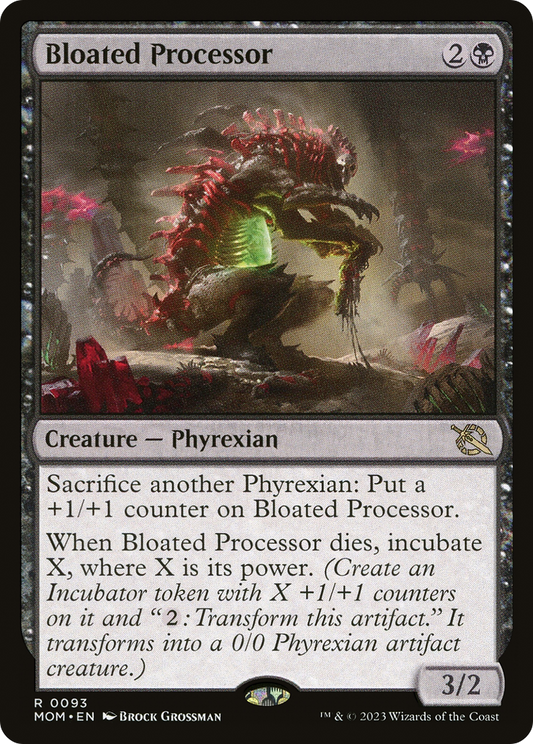 Bloated Processor (MOM-093) - March of the Machine Foil - Premium MTG Single from Wizards of the Coast - Just $0.08! Shop now at Game Crave Tournament Store