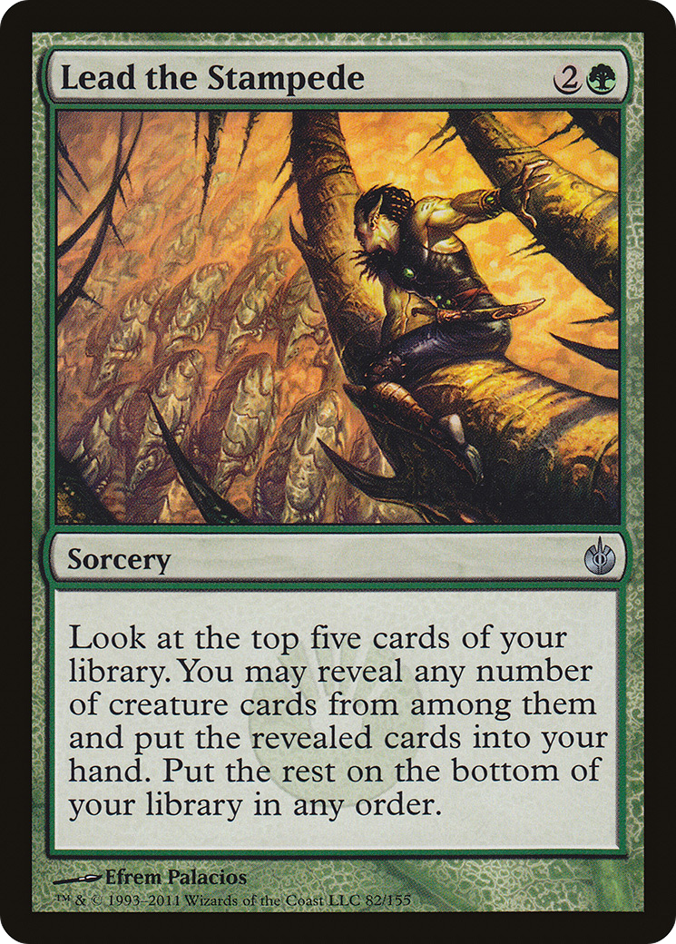 Lead the Stampede (MBS-082) - Mirrodin Besieged - Premium MTG Single from Wizards of the Coast - Just $0.08! Shop now at Game Crave Tournament Store