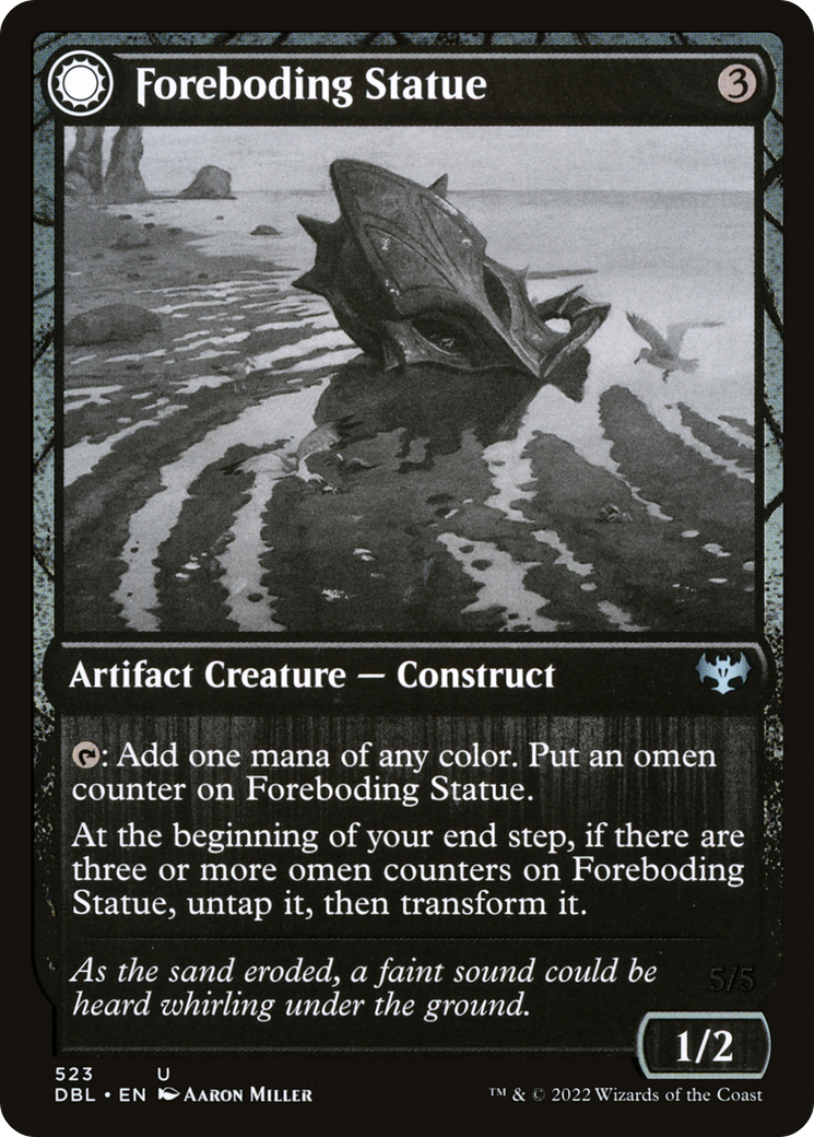 Foreboding Statue // Forsaken Thresher (DBL-523) - Innistrad: Double Feature: (Double Faced Transform) - Premium MTG Single from Wizards of the Coast - Just $0.08! Shop now at Game Crave Tournament Store