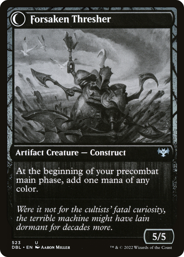 Foreboding Statue // Forsaken Thresher (DBL-523) - Innistrad: Double Feature: (Double Faced Transform) - Premium MTG Single from Wizards of the Coast - Just $0.08! Shop now at Game Crave Tournament Store