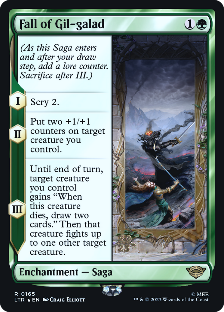 Fall of Gil-galad (PLTR-165S) - Tales of Middle-earth Promos Foil - Premium MTG Single from Wizards of the Coast - Just $1.13! Shop now at Game Crave Tournament Store