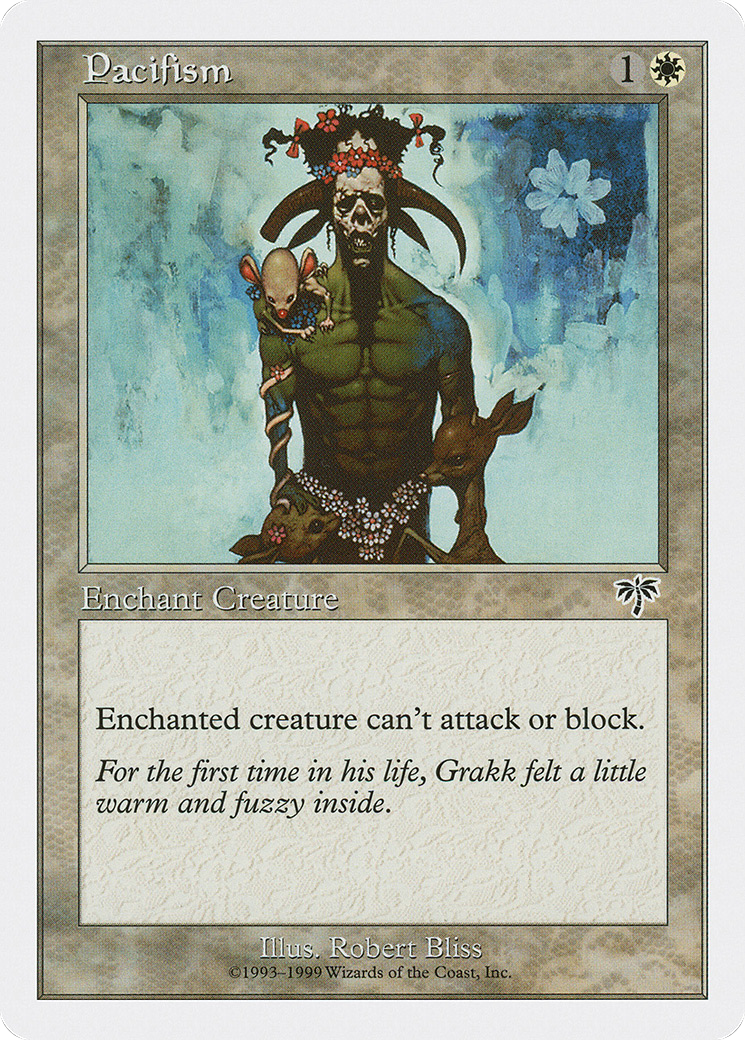 Pacifism (BRB-048) - Battle Royale Box Set - Premium MTG Single from Wizards of the Coast - Just $0.08! Shop now at Game Crave Tournament Store