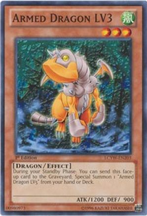 Armed Dragon LV3 (LCYW-EN203) - Legendary Collection 3: Yugi's World 1st Edition - Premium Yugioh Single from Konami - Just $0.26! Shop now at Game Crave Tournament Store