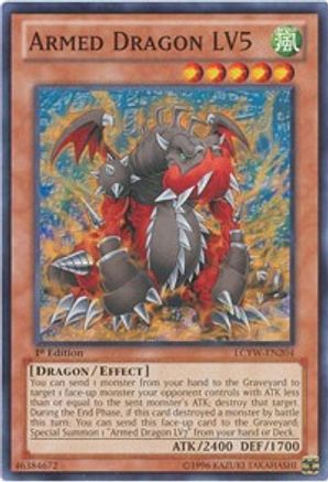 Armed Dragon LV5 (LCYW-EN204) - Legendary Collection 3: Yugi's World 1st Edition - Premium Yugioh Single from Konami - Just $0.26! Shop now at Game Crave Tournament Store