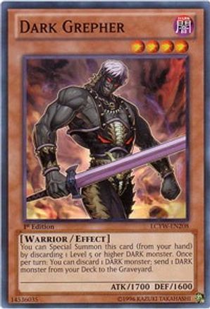 Dark Grepher (LCYW-EN208) - Legendary Collection 3: Yugi's World 1st Edition - Premium Yugioh Single from Konami - Just $1.82! Shop now at Game Crave Tournament Store