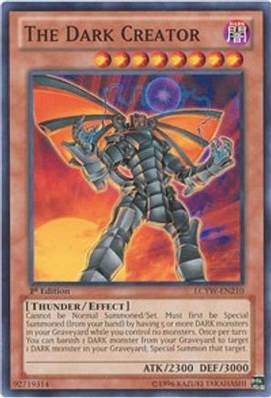 The Dark Creator (LCYW-EN210) - Legendary Collection 3: Yugi's World 1st Edition - Premium Yugioh Single from Konami - Just $2.39! Shop now at Game Crave Tournament Store