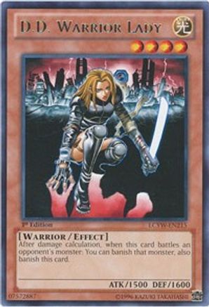 D.D. Warrior Lady (LCYW-EN215) - Legendary Collection 3: Yugi's World 1st Edition - Premium Yugioh Single from Konami - Just $1.19! Shop now at Game Crave Tournament Store