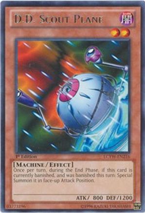 D.D. Scout Plane (LCYW-EN216) - Legendary Collection 3: Yugi's World Unlimited - Premium Yugioh Single from Konami - Just $0.25! Shop now at Game Crave Tournament Store