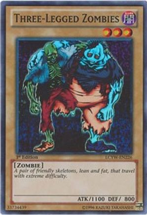 Three-Legged Zombies (LCYW-EN226) - Legendary Collection 3: Yugi's World Unlimited - Premium Yugioh Single from Konami - Just $0.53! Shop now at Game Crave Tournament Store
