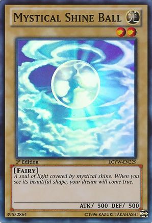 Mystical Shine Ball (LCYW-EN229) - Legendary Collection 3: Yugi's World Unlimited - Premium Yugioh Single from Konami - Just $0.88! Shop now at Game Crave Tournament Store