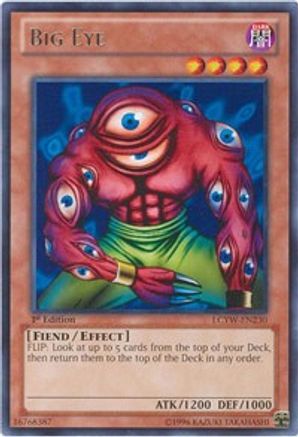 Big Eye (LCYW-EN230) - Legendary Collection 3: Yugi's World Unlimited - Premium Yugioh Single from Konami - Just $0.30! Shop now at Game Crave Tournament Store