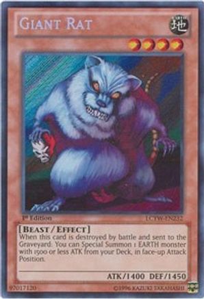 Giant Rat (LCYW-EN232) - Legendary Collection 3: Yugi's World Unlimited - Premium Yugioh Single from Konami - Just $4.05! Shop now at Game Crave Tournament Store