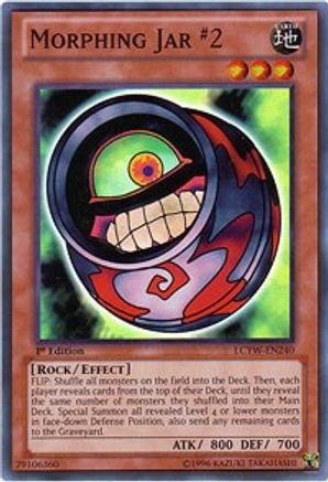 Morphing Jar #2 (LCYW-EN240) - Legendary Collection 3: Yugi's World 1st Edition - Premium Yugioh Single from Konami - Just $1.64! Shop now at Game Crave Tournament Store