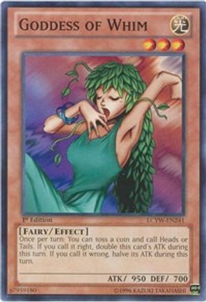 Goddess of Whim (LCYW-EN241) - Legendary Collection 3: Yugi's World Unlimited - Premium Yugioh Single from Konami - Just $0.32! Shop now at Game Crave Tournament Store