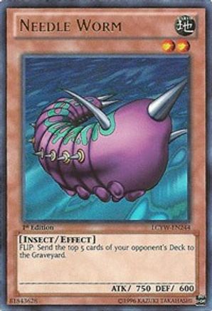 Needle Worm (LCYW-EN244) - Legendary Collection 3: Yugi's World Unlimited - Premium Yugioh Single from Konami - Just $3.33! Shop now at Game Crave Tournament Store