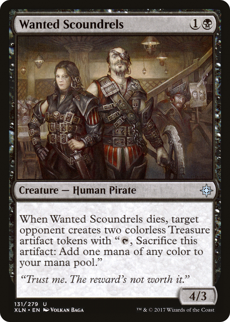 Wanted Scoundrels (XLN-131) - Ixalan Foil - Premium MTG Single from Wizards of the Coast - Just $0.11! Shop now at Game Crave Tournament Store