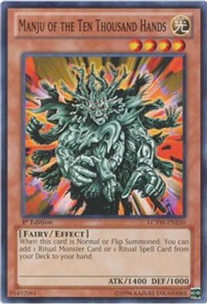 Manju of the Ten Thousand Hands (LCYW-EN250) - Legendary Collection 3: Yugi's World Unlimited - Premium Yugioh Single from Konami - Just $0.25! Shop now at Game Crave Tournament Store
