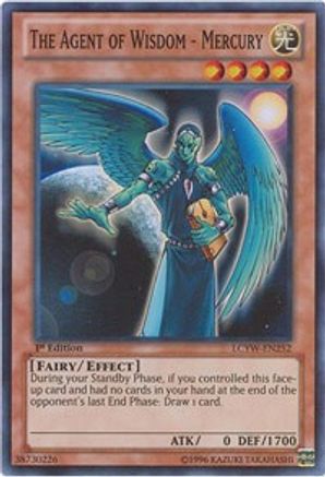 The Agent of Wisdom - Mercury (LCYW-EN252) - Legendary Collection 3: Yugi's World Unlimited - Premium Yugioh Single from Konami - Just $0.25! Shop now at Game Crave Tournament Store