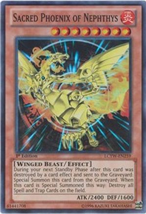 Sacred Phoenix of Nephthys (LCYW-EN259) - Legendary Collection 3: Yugi's World 1st Edition - Premium Yugioh Single from Konami - Just $0.10! Shop now at Game Crave Tournament Store