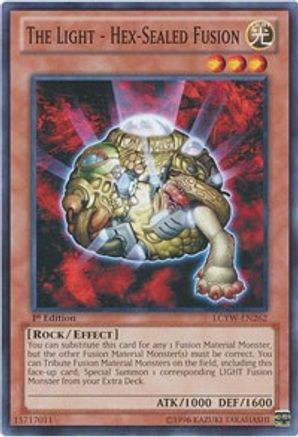 The Light - Hex-Sealed Fusion (LCYW-EN262) - Legendary Collection 3: Yugi's World 1st Edition - Premium Yugioh Single from Konami - Just $0.28! Shop now at Game Crave Tournament Store