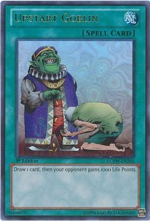 Upstart Goblin (LCYW-EN265) - Legendary Collection 3: Yugi's World Unlimited - Premium Yugioh Single from Konami - Just $5.10! Shop now at Game Crave Tournament Store