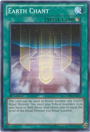 Earth Chant (LCYW-EN277) - Legendary Collection 3: Yugi's World Unlimited - Premium Yugioh Single from Konami - Just $0.25! Shop now at Game Crave Tournament Store