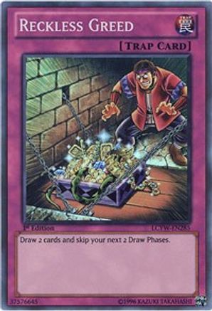 Reckless Greed (LCYW-EN285) - Legendary Collection 3: Yugi's World 1st Edition - Premium Yugioh Single from Konami - Just $8.65! Shop now at Game Crave Tournament Store