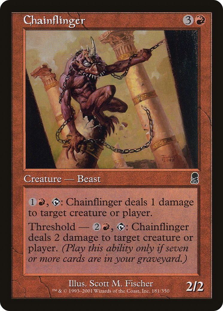 Chainflinger (ODY-181) - Odyssey Foil - Premium MTG Single from Wizards of the Coast - Just $0.08! Shop now at Game Crave Tournament Store