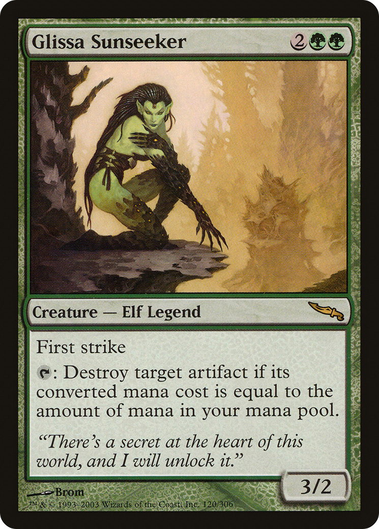 Glissa Sunseeker (MRD-120) - Mirrodin - Premium MTG Single from Wizards of the Coast - Just $0.22! Shop now at Game Crave Tournament Store