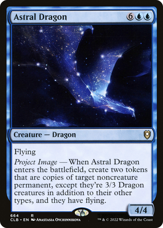 Astral Dragon (CLB-664) - Commander Legends: Battle for Baldur's Gate - Premium MTG Single from Wizards of the Coast - Just $4.66! Shop now at Game Crave Tournament Store