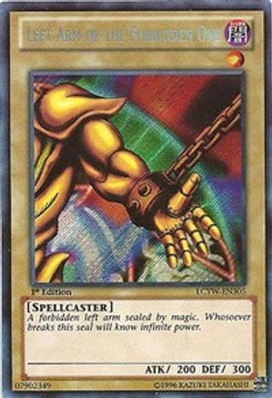 Left Arm of the Forbidden One (LCYW-EN305) - Legendary Collection 3: Yugi's World Unlimited - Premium Yugioh Single from Konami - Just $14.49! Shop now at Game Crave Tournament Store