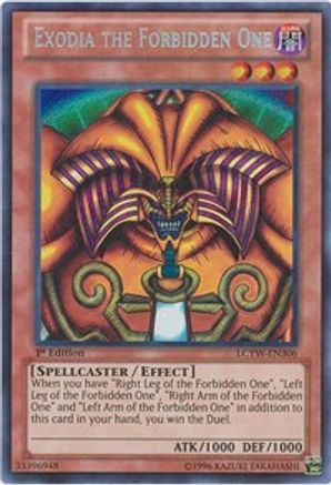 Exodia the Forbidden One (LCYW-EN306) - Legendary Collection 3: Yugi's World 1st Edition - Premium Yugioh Single from Konami - Just $24.53! Shop now at Game Crave Tournament Store