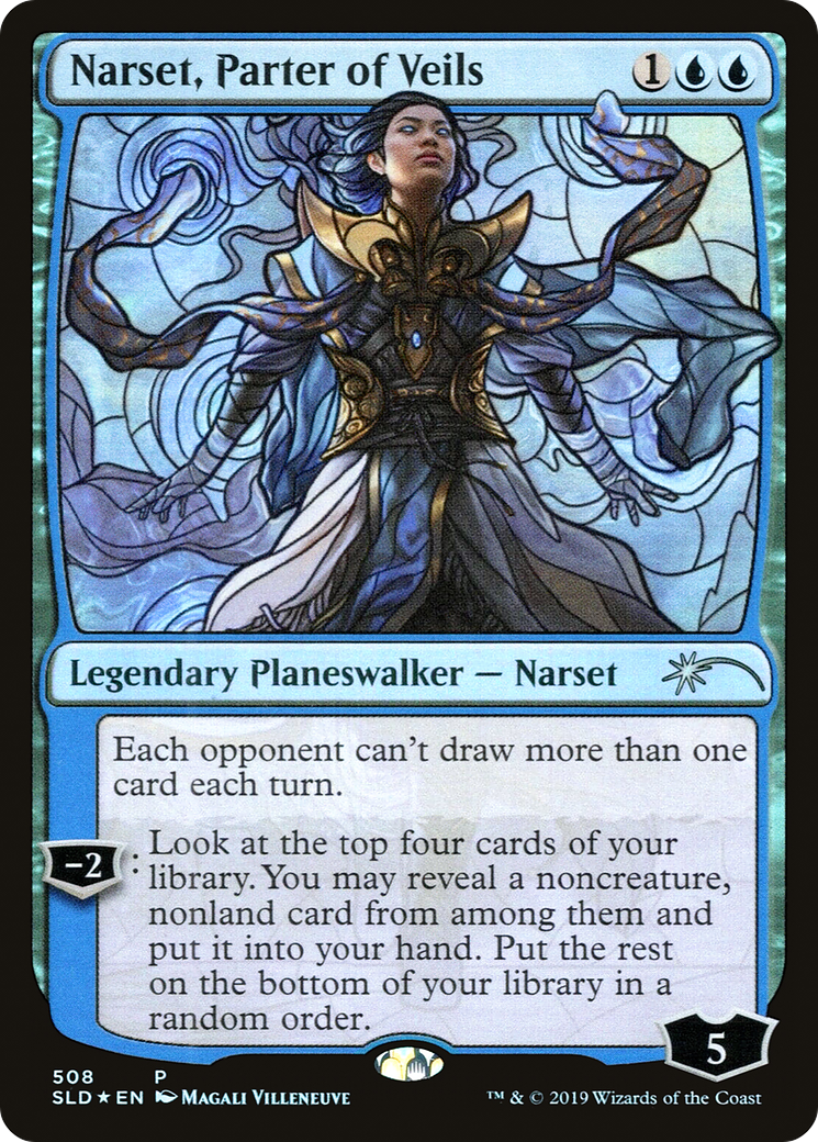 Narset, Parter of Veils (SLD-508) - Secret Lair Drop Foil - Premium MTG Single from Wizards of the Coast - Just $4.24! Shop now at Game Crave Tournament Store