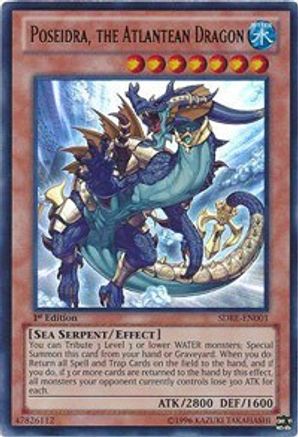 Poseidra, the Atlantean Dragon (SDRE-EN001) - Structure Deck: Realm of the Sea Emperor 1st Edition - Premium Yugioh Single from Konami - Just $0.31! Shop now at Game Crave Tournament Store