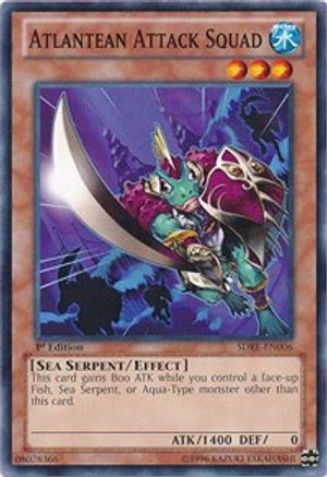 Atlantean Attack Squad (SDRE-EN006) - Structure Deck: Realm of the Sea Emperor 1st Edition - Premium Yugioh Single from Konami - Just $0.26! Shop now at Game Crave Tournament Store