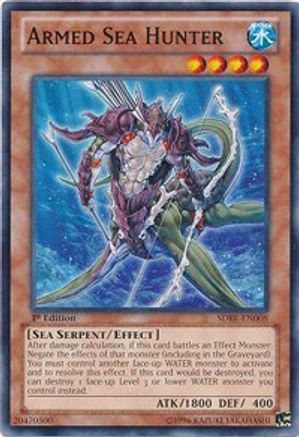 Armed Sea Hunter (SDRE-EN008) - Structure Deck: Realm of the Sea Emperor 1st Edition - Premium Yugioh Single from Konami - Just $0.38! Shop now at Game Crave Tournament Store