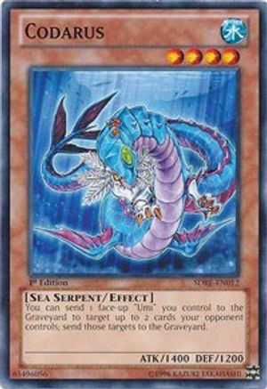 Codarus (SDRE-EN012) - Structure Deck: Realm of the Sea Emperor 1st Edition - Premium Yugioh Single from Konami - Just $0.40! Shop now at Game Crave Tournament Store