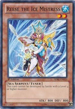 Reese the Ice Mistress (SDRE-EN020) - Structure Deck: Realm of the Sea Emperor 1st Edition - Premium Yugioh Single from Konami - Just $0.25! Shop now at Game Crave Tournament Store